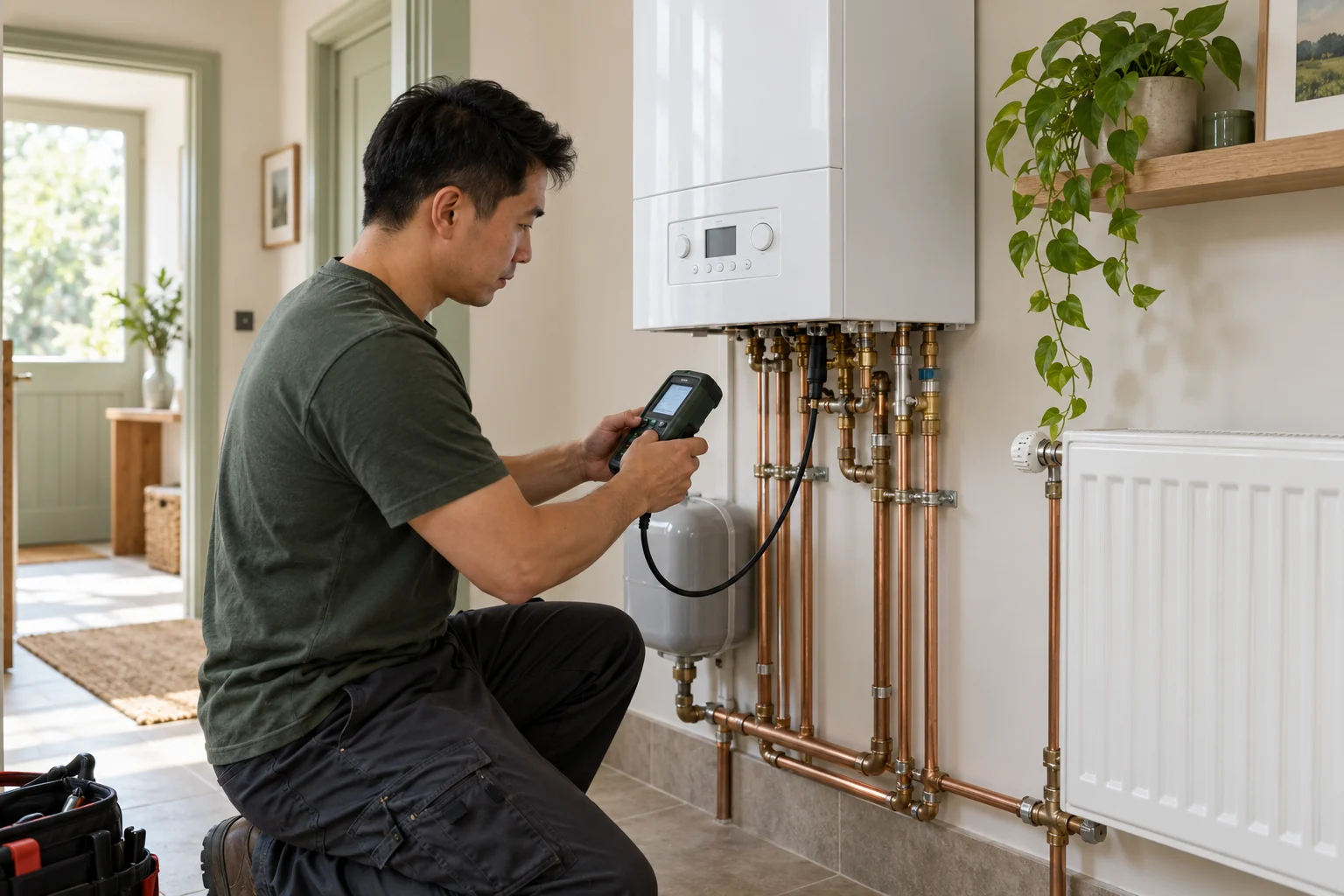 壁挂炉清洗服务场景